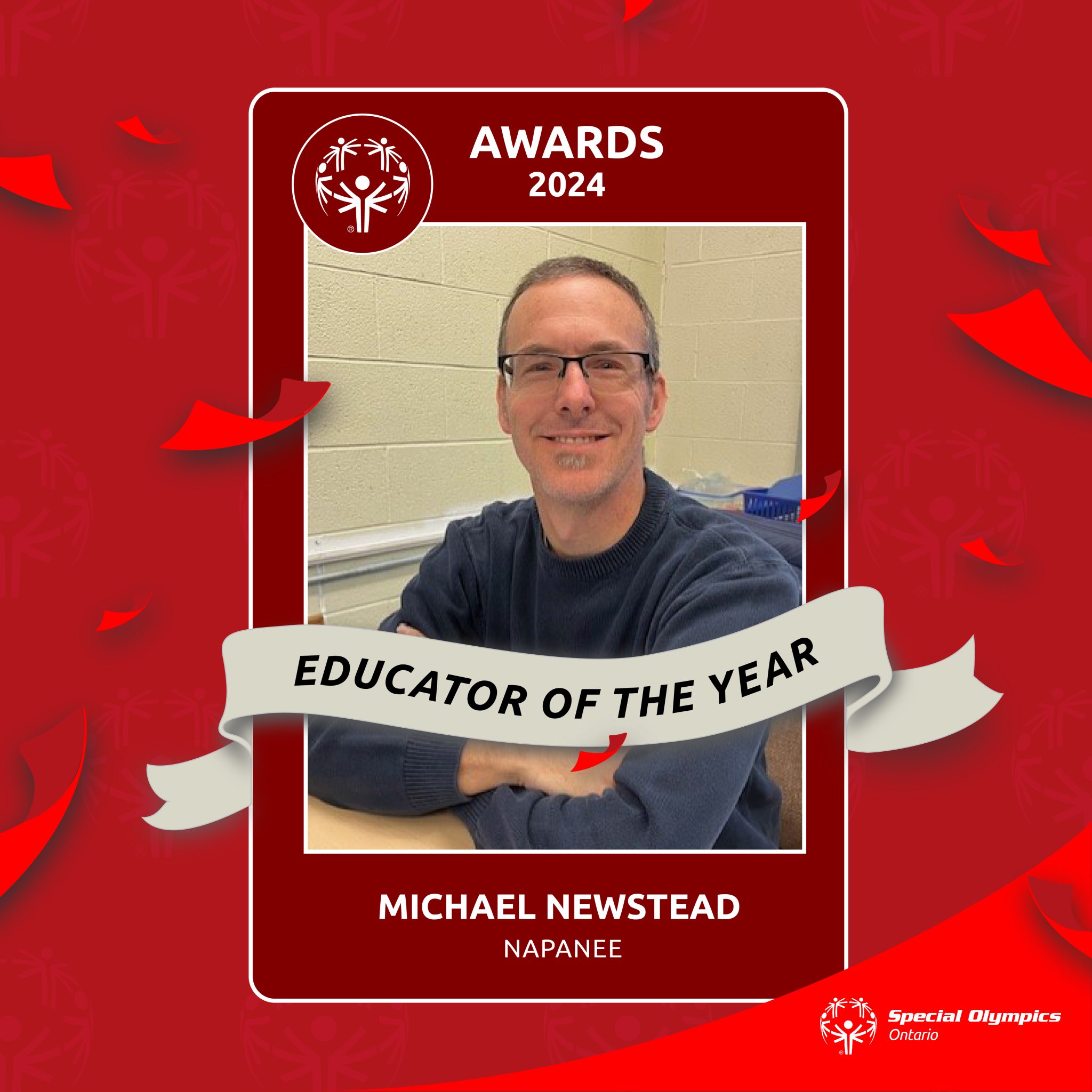 2024 Educator of the Year Michael Newstead (Napanee) Special