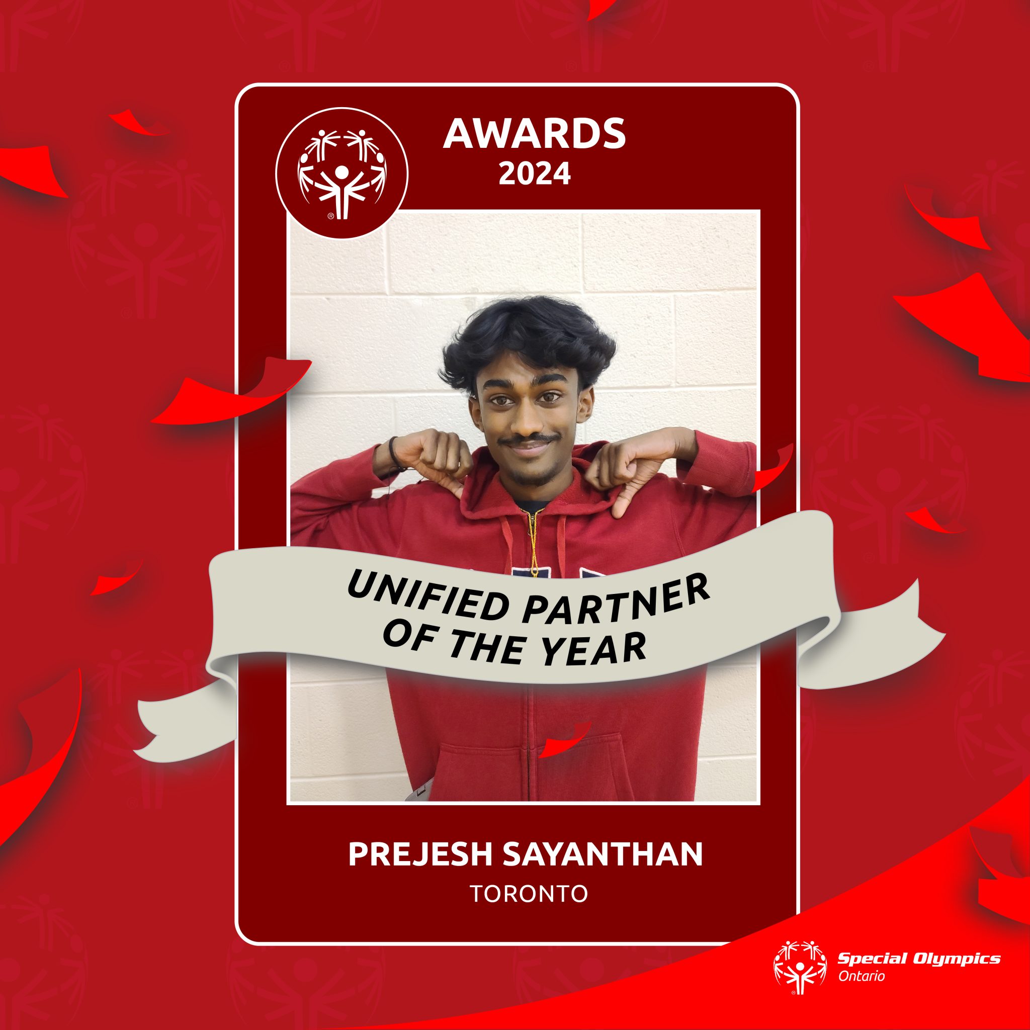 2024 Unified Partner of the Year Prejesh Sayanthan (Toronto