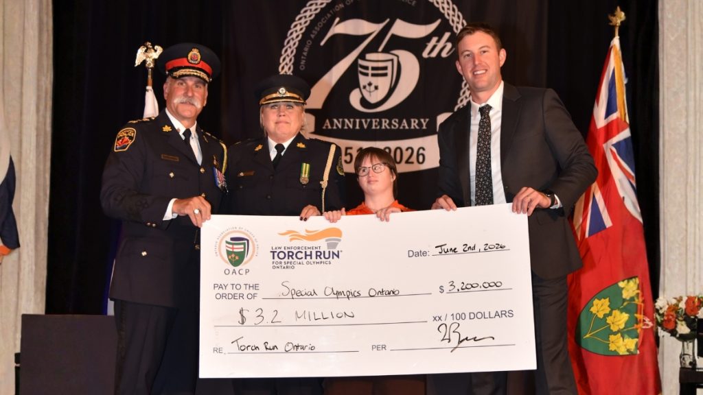 Ontario Law Enforcement Torch Run Raises Historic $3.2 Million for Special Olympics Athletes